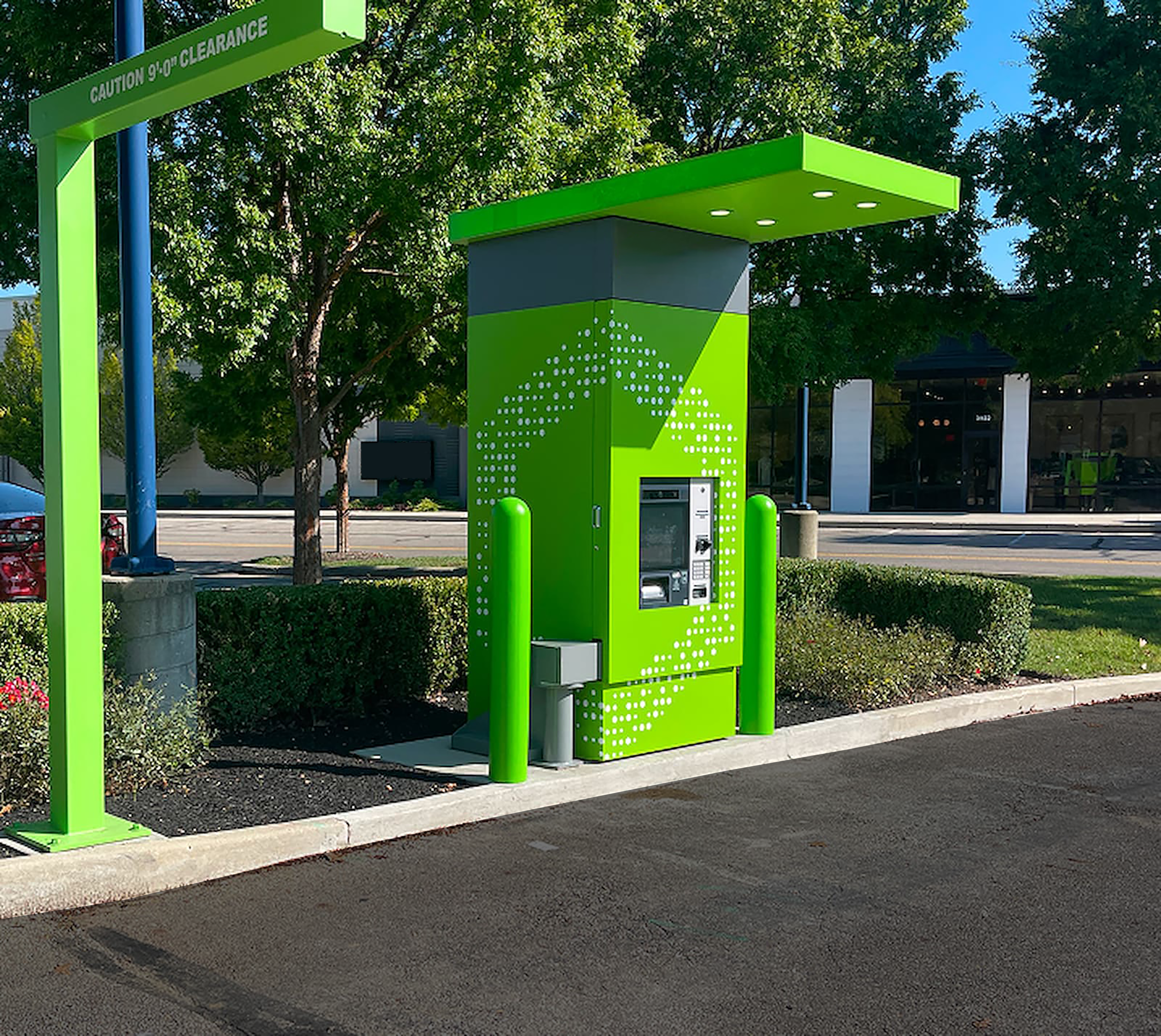 Completed Wesney drive-up ATM installation