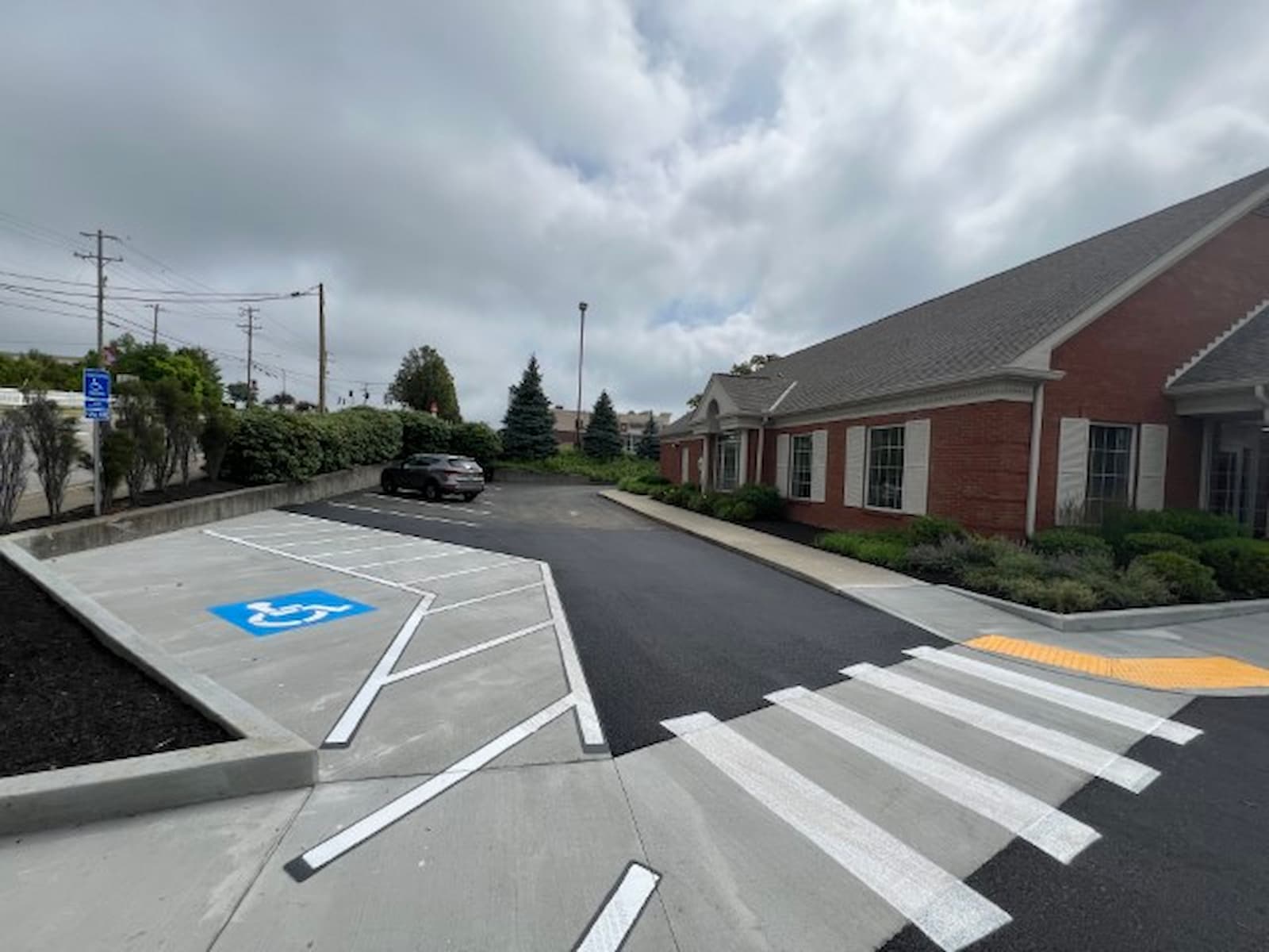 Completed exterior ADA upgrade at the Fifth Third Bank Crescent Springs branch
