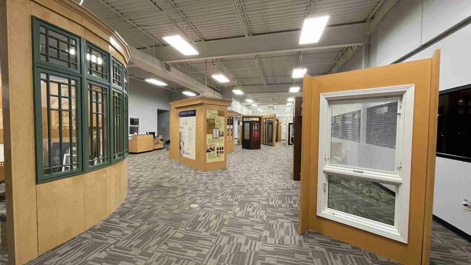 Original Pella Columbus showroom interior before remodel